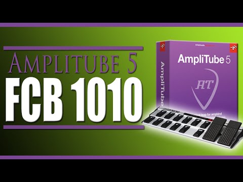 How to Control Amplitube with the Stock FCB 1010 midi foot controller. (Step by step tutorial)