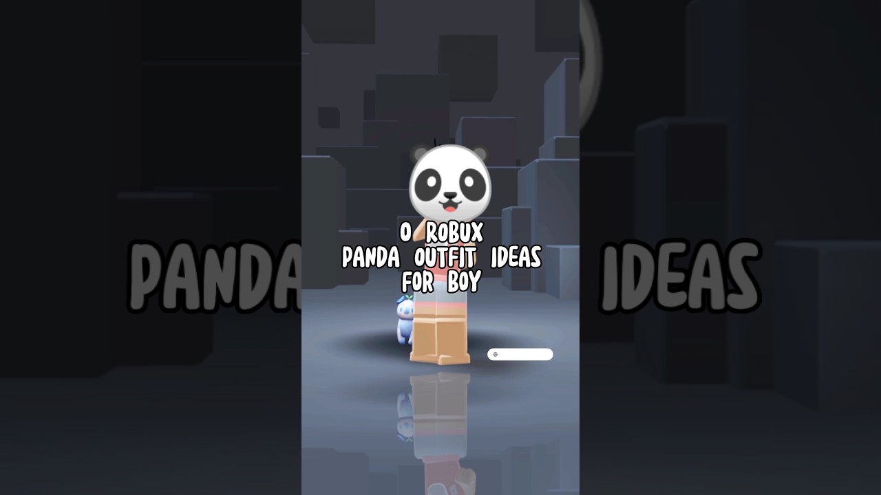 0 ROBUX PANDA OUTFIT IDEAS (Boy) #roblox