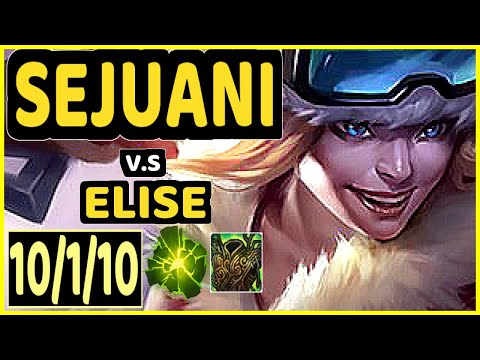 YAMPI (SEJUANI) vs ELISE - 10/1/10 KDA JUNGLE GAMEPLAY - BR Ranked MASTER