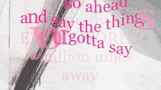 Christina Aguilera - Empty Words (Lyrics)