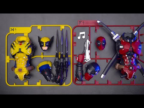 ♪Build: Mecha Deadpool & Wolverine｜Satisfying beat building | Speed build | Model Kit