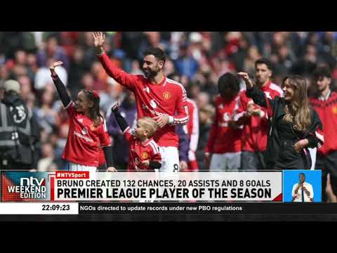 Bruno Fernandes named the Premier League Player of the Season