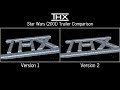 THX Star Wars 2001 Trailer Comparison