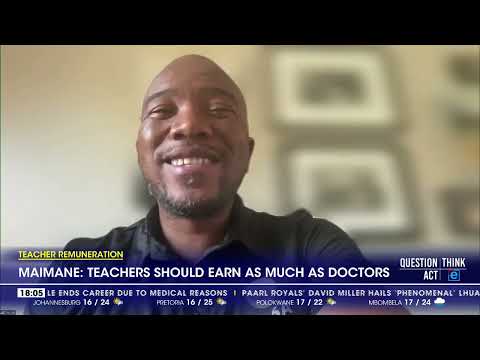 Teachers should earn as much as doctors Mmusi Maimane