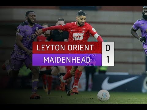 HIGHLIGHTS: Leyton Orient 0-1 Maidenhead United