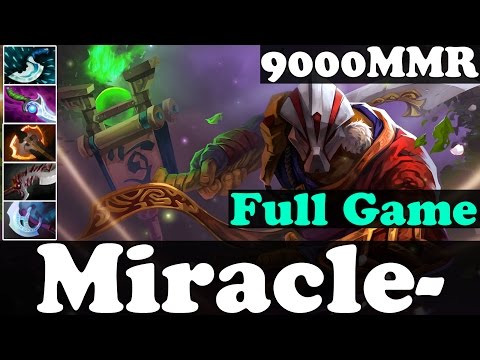 Dota 2 - Miracle 9000 MMR Plays Juggernaut - FULL GAME - Ranked Match Gameplay
