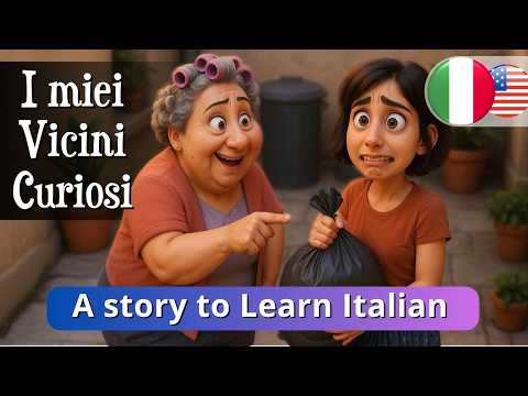 LEARN ITALIAN: My Crazy Neighbors – Fun Story for BEGINNERS!
