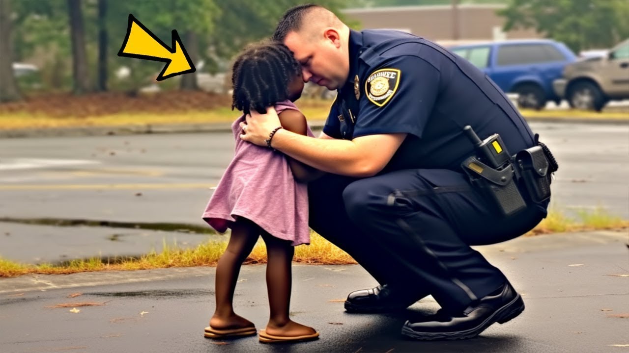 Officer Approached By Orphan - Then She Said 3 Words That Has Him Call For Backup