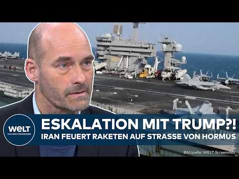 IRAN: Donnerschlag! Mullahs feuern Raketen auf Straße von Hormus! Was macht Trump?