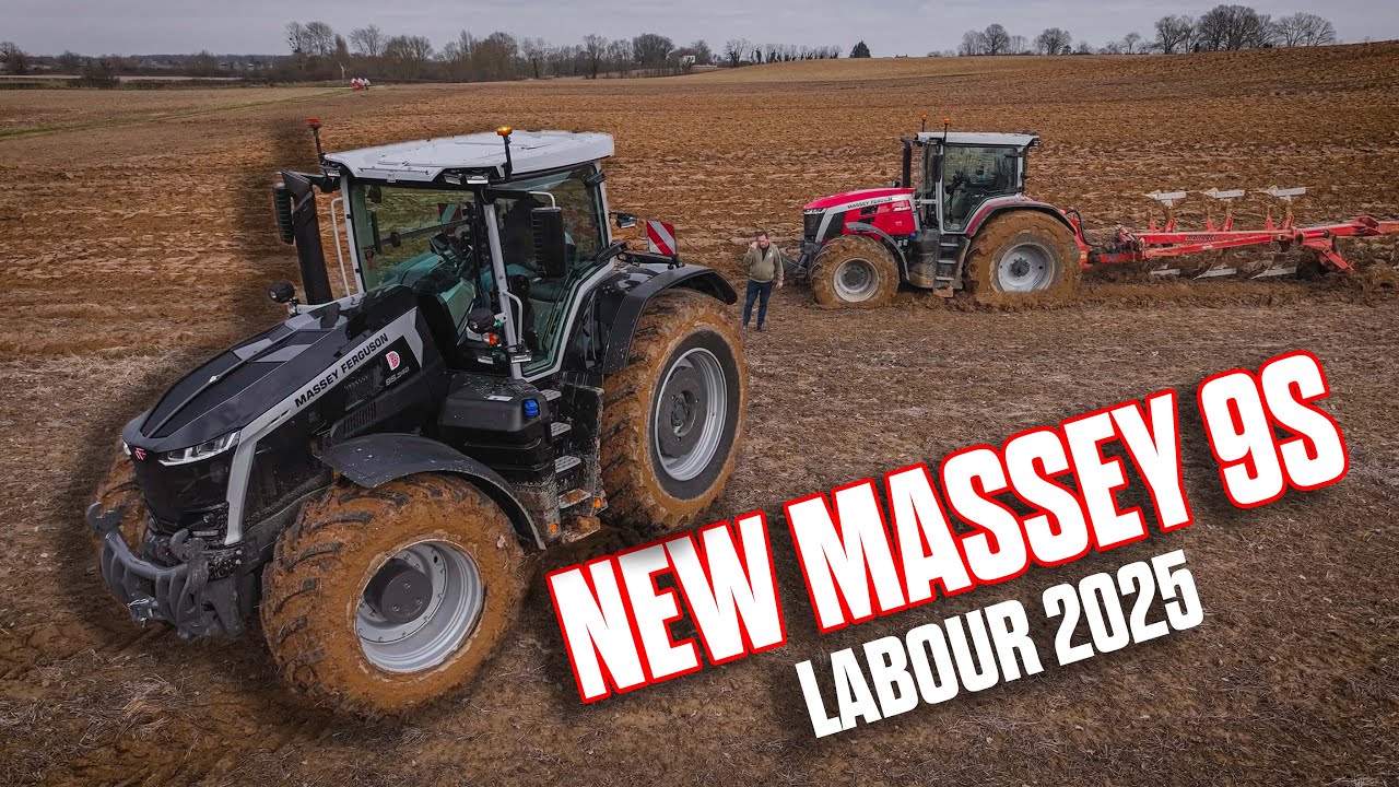 NEW MASSEY 9S BLACK we PLANT with the PLOUGH a real bull THE 9S!