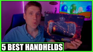 The 5 BEST HANDHELD Game Consoles For Emulation - (2021)