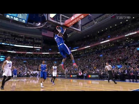 Raptors Highlights: Wright Steal and Slam - February 15, 2017