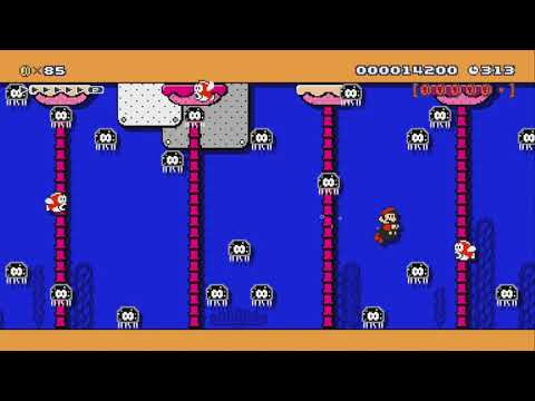 2-3:Squids of Mt. Chomp by Myuu - Super Mario Maker - No Commentary 1bk