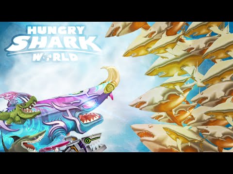 Dark magic shark gold rushes live contest | Hungry Shark World