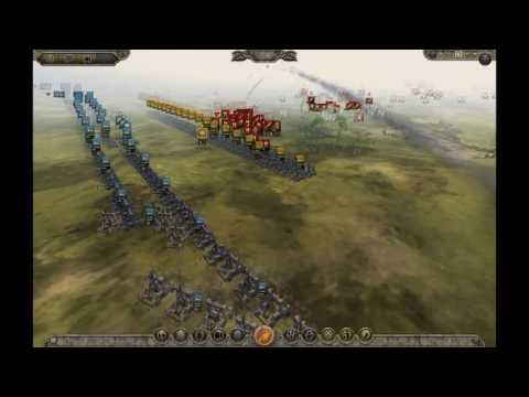 Total war Attila - 300 Large Onager vs 5k Melee units (EPIC)