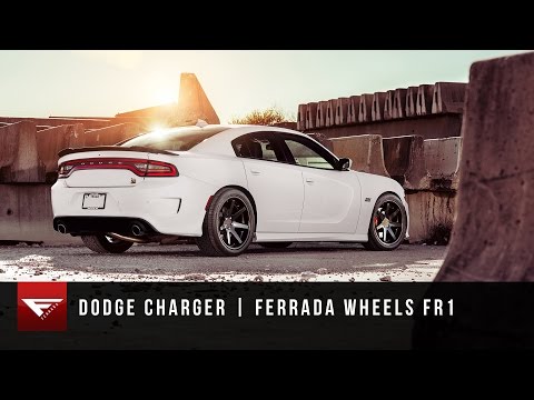 2016 Dodge Charger Scat Pack | Ferrada FR1 Matte Black / Gloss Black Lip