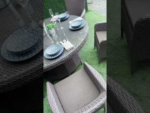 Садовий комплект меблів з штучного ротангу Стелла. Фабрика Українські Конструкції