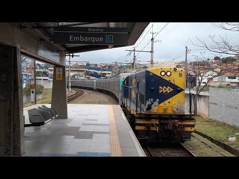 Via Mobilidade L8 - U20C MRS 3149-9 Rebocando o Frota C (C50)