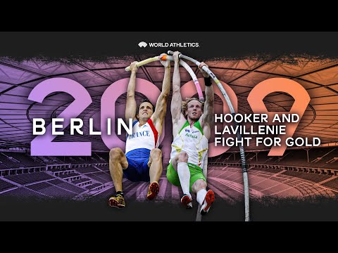 Hooker 🇦🇺 vs Lavillenie 🇫🇷 fight for pole vault gold | World Athletics Championships Berlin 2009