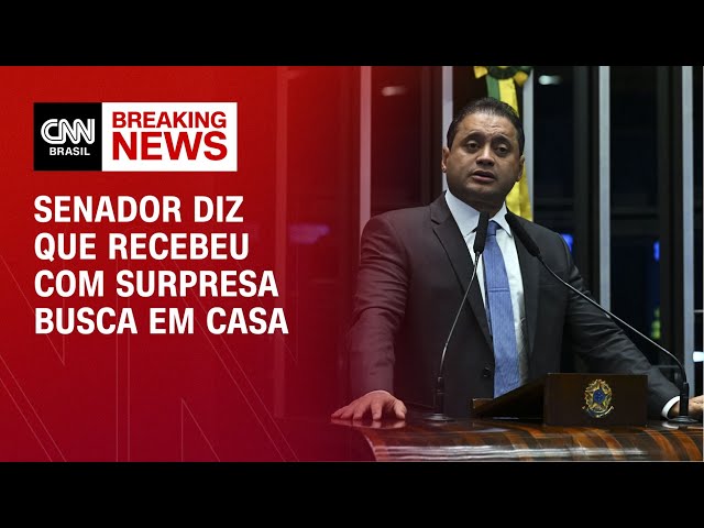 Senador Weverton Rocha diz que recebeu com surpresa busca da PF em casa | LIVE CNN