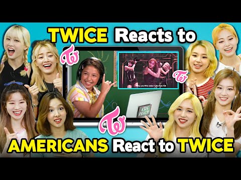 TWICE Reacts To Americans React To TWICE (K-Pop Reactception)