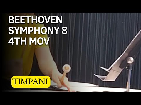 Timpani - L.V. Beethoven - 8th Symphony - 4th movement (rehearsal)