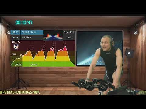 BUSINDE REEL FARTLEK 65-90%-Lezione di Indoor Cycling-Spinning