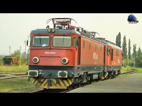 LE5100 EA 600 003-2 E-Lok H-FOX & DA 609 009-9 FOX Rail in Oradea Est - 12 September 2016