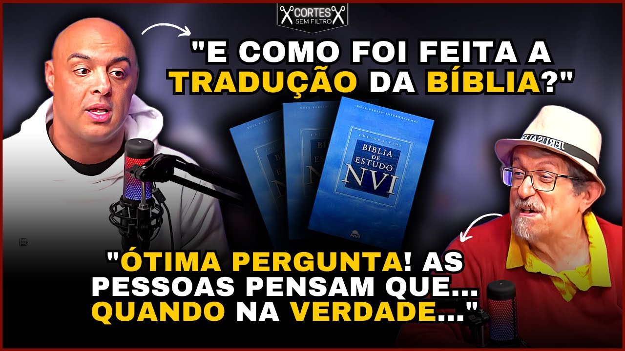 LUIZ SAYÃO EXPLICA PARA RODOLFO MARIZ COMO FOI FEITA A TRADUÇÃO DA BÍBLIA NVI.