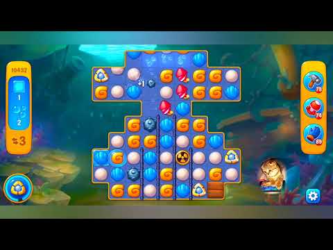 Fishdom, 10432 level,no Booster - 10432 уровень, прохождение без бустеров.