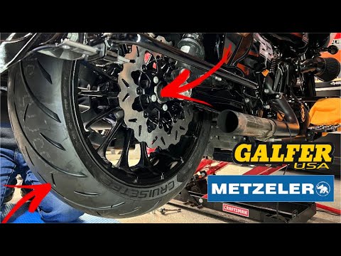 METZELER CRUISE TEC TIRES AND GALFER BRAKES INSTALLED ON MY 2019 ROAD GLIDE SPECIAL! *MUST HAVE*