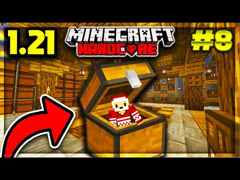 Exploring Cave Systems in Minecraft Hardcore #8