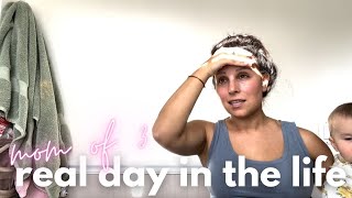 REAL DAY IN THE LIFE OF A STAY AT HOME MOM | mom of 3