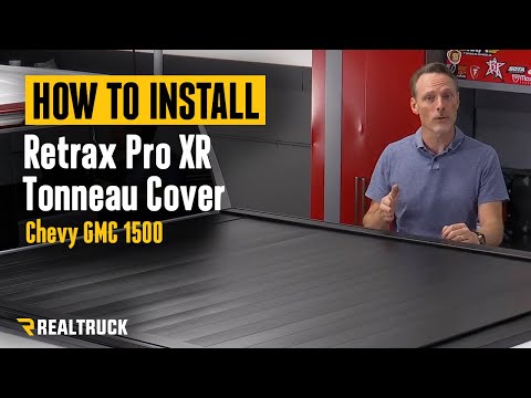 How to Install Retrax PRO XR Manual Retractable Tonneau Cover on a 2019 Chevy GMC 1500 Crew Cab