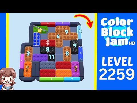 Color Block Jam Level 1351 (2259) Solution Walkthrough