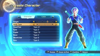 How To Make DBZ FUTURE TRUNKS In Dragon Ball Xenoverse 2 (2023)