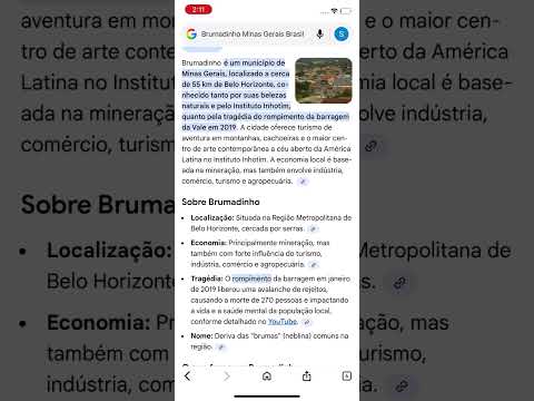 cidade de Brumadinho, Minas Gerais Brasil