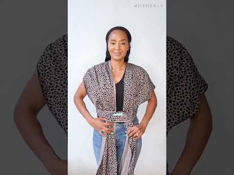 How to tie a baby wrap carrier