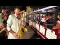 L ITALIANO Ciao Toto Cutugno Night Street Performance Saxophone Cover Daniele Vitale