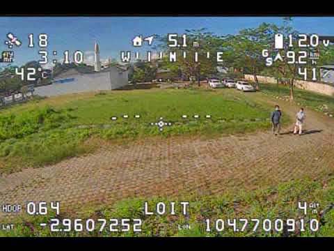 Maiden Flight XL9 Quad Arducopter 4.0.4 Omnibus F4 Pro V3