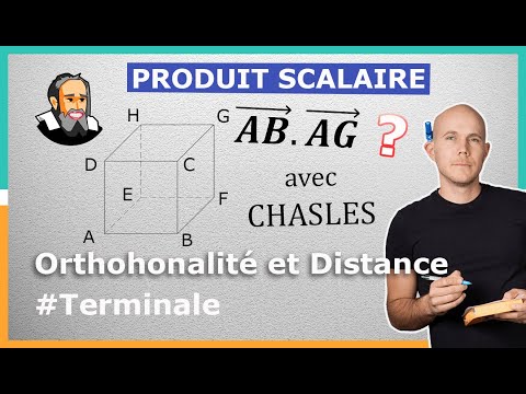 PRODUIT SCALAIRE dans l'Espace avec CHASLES - Exercice Corrigé - Terminale