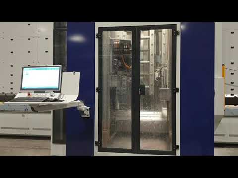 Shower door production with systron proHD glassprocessing centre