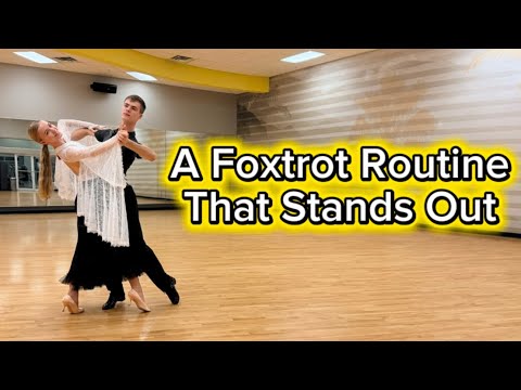 Elegant Foxtrot Routine | Explained with Figure Names, Timing & Tips