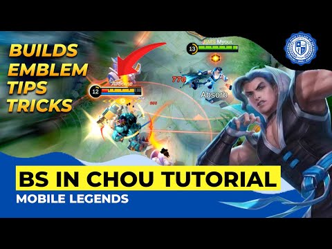 Chou TUTORIAL 2022- PRO GUIDE +BUILD- MLBB
