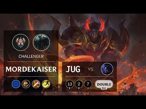 Mordekaiser Jungle vs Rek'Sai - EUW Challenger Patch 9.13