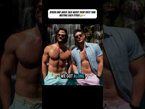 Jensen Ackles And Jared Talk About Their First Time Meeting Each Other😂😏 #shorts #jensenackles