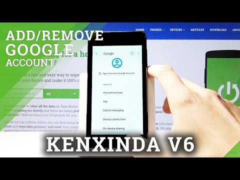How to Add and Remove Google Account KENXINDA KXD V6 – Configure User Account