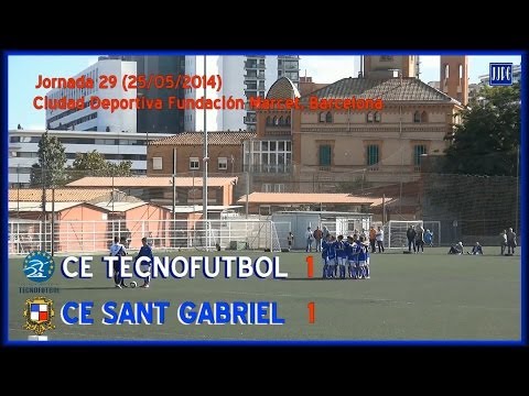 2013-14 Cadete Preferente - J29 - CE Tecnofutbol CE-Sant Gabriel 1-1 (New Order)
