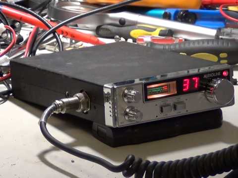 Audioline 340, UK (CB 27/81) CB radio (Mobile) - On The Air Test