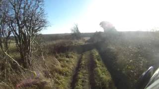 preview picture of video 'Great Cheverell - Hill Farm to Imber Range Perimeter Path (Bridleway, N-S)'